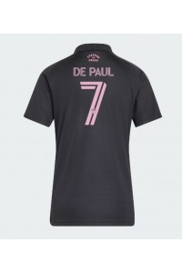 Inter Miami Rodrigo De Paul #7 Fotballdrakt Borte Klær Dame 2026-27 Korte ermer